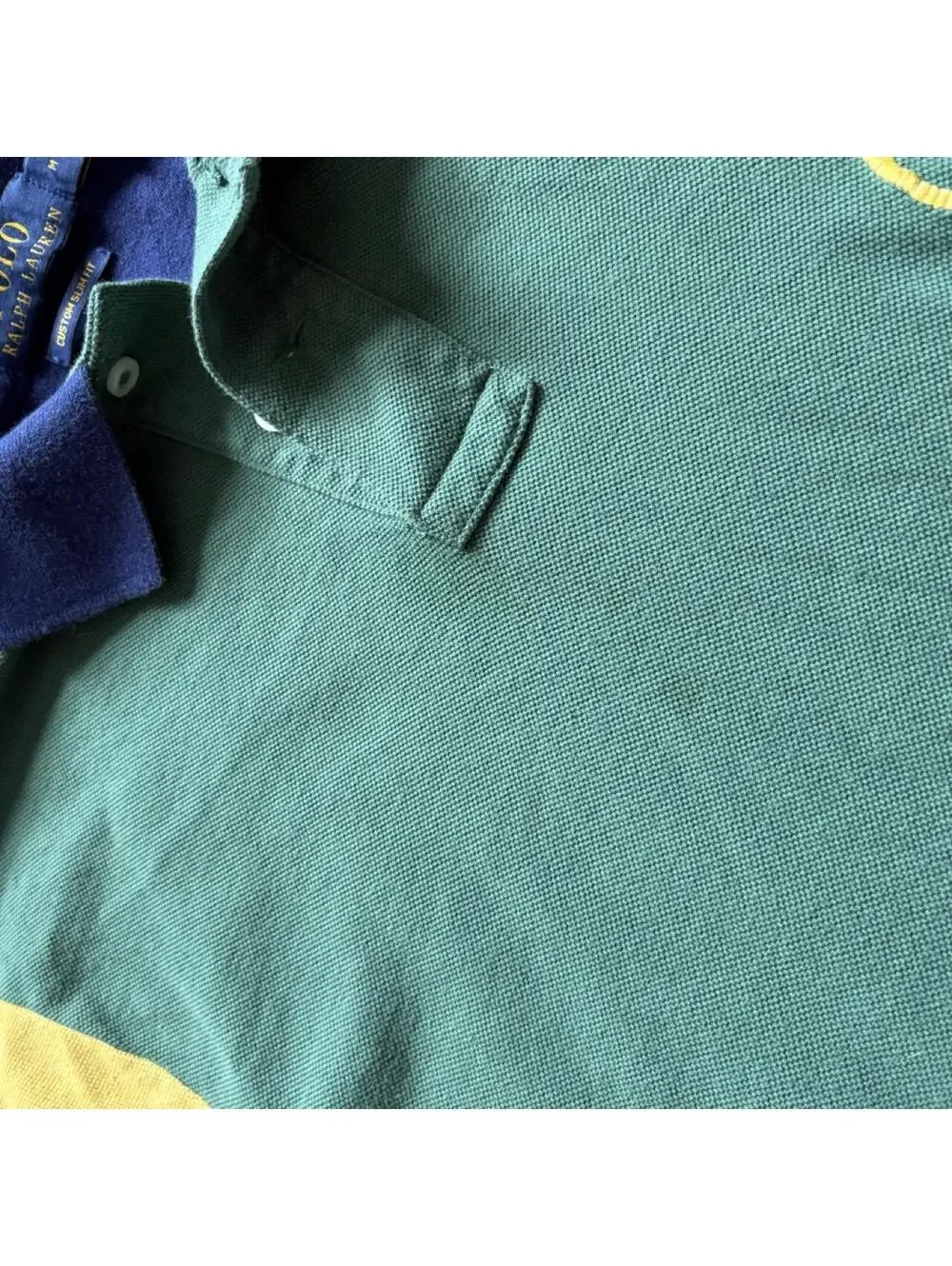 Beautiful Y2K Polo Ralph Lauren green polo shirt